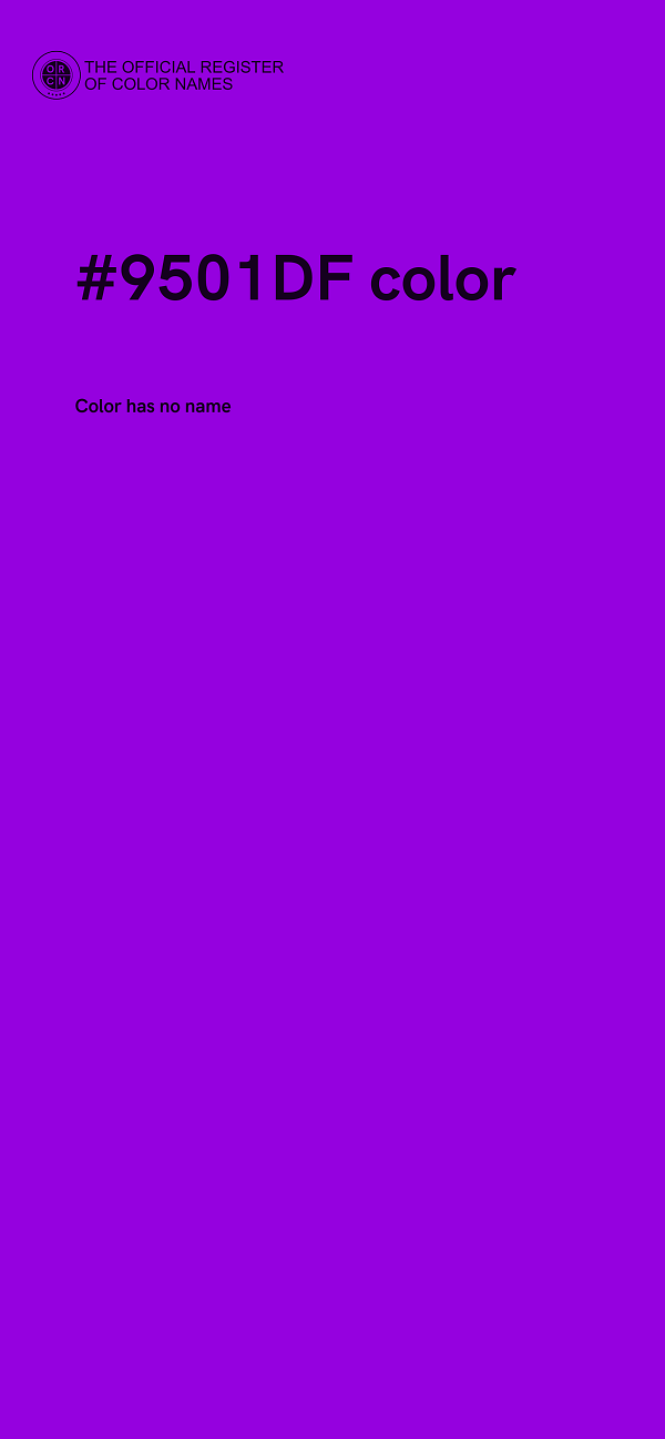 #9501DF color image