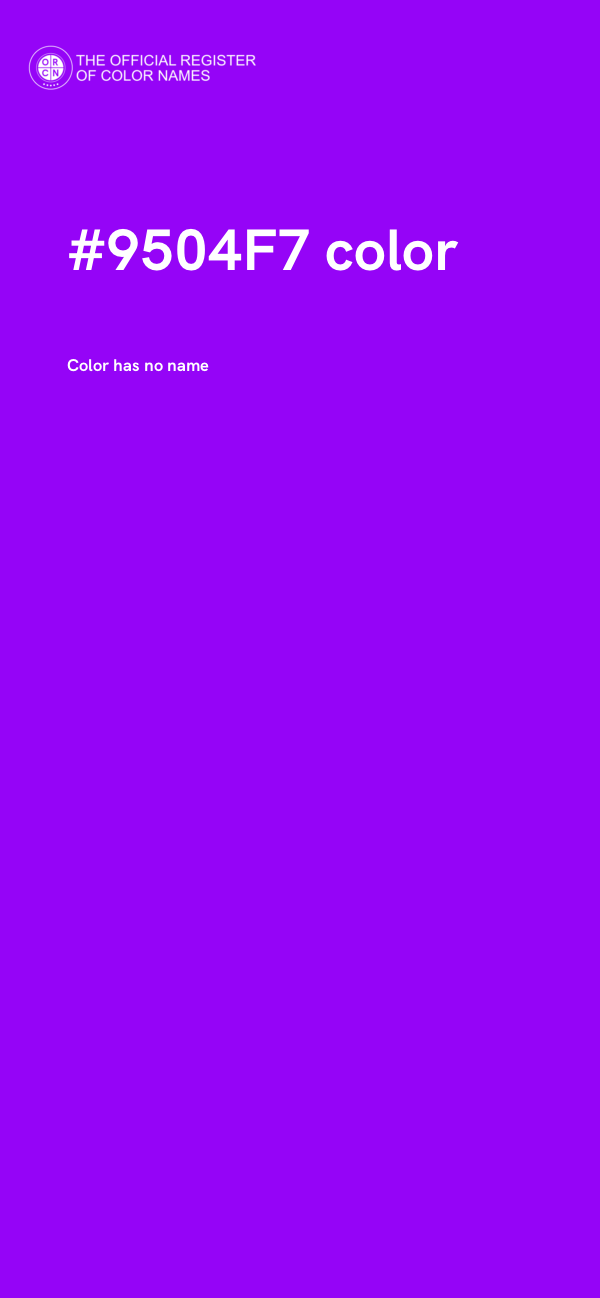#9504F7 color image