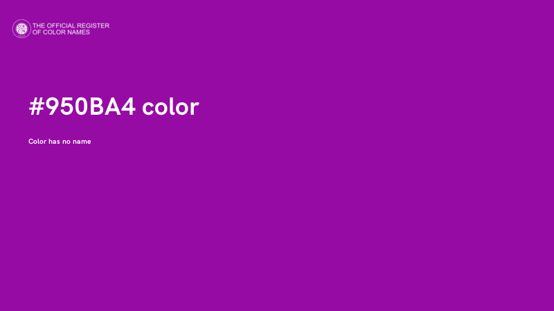 #950BA4 color image