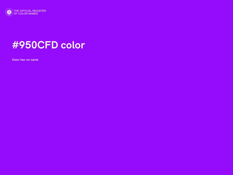 #950CFD color image