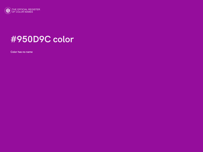 #950D9C color image