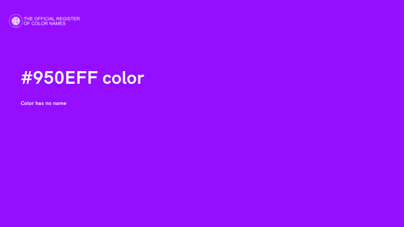 #950EFF color image