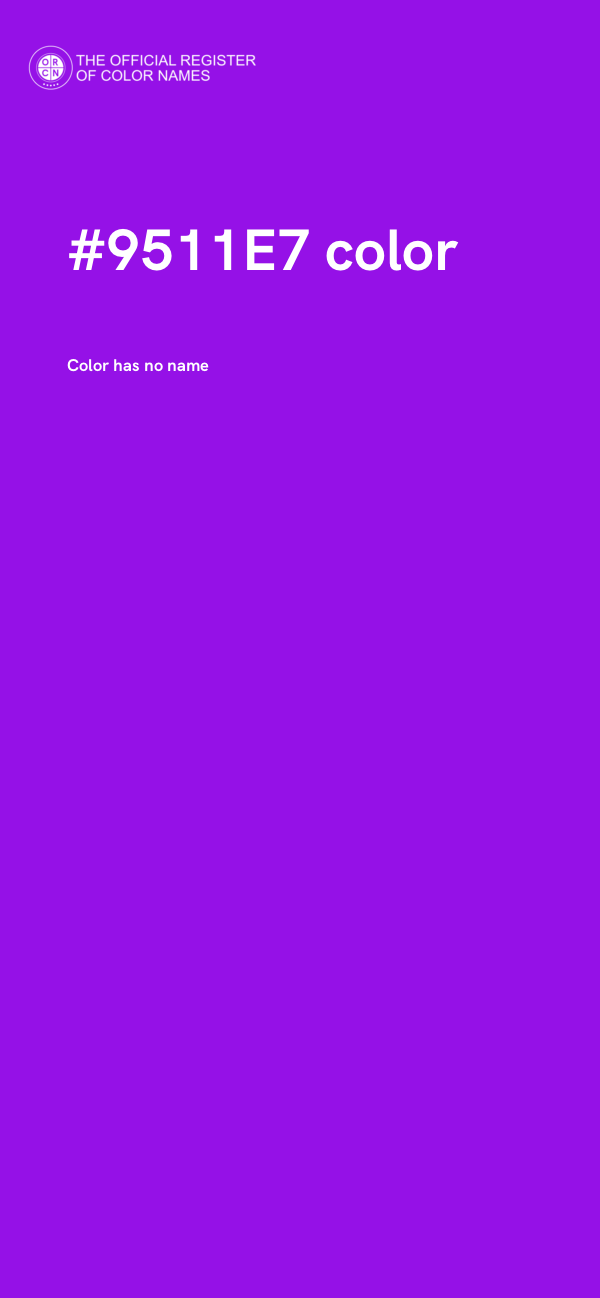 #9511E7 color image