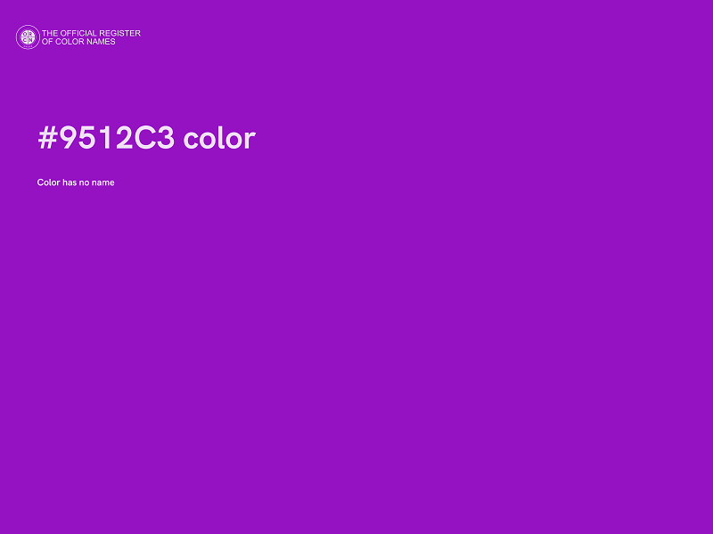 #9512C3 color image
