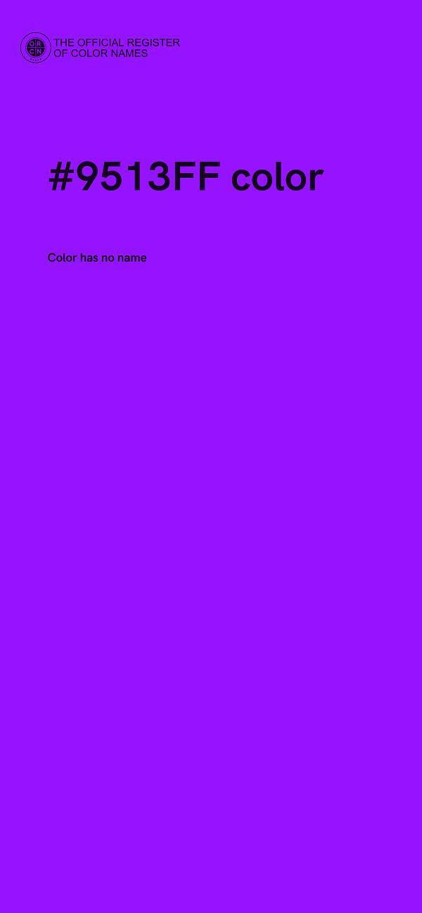#9513FF color image