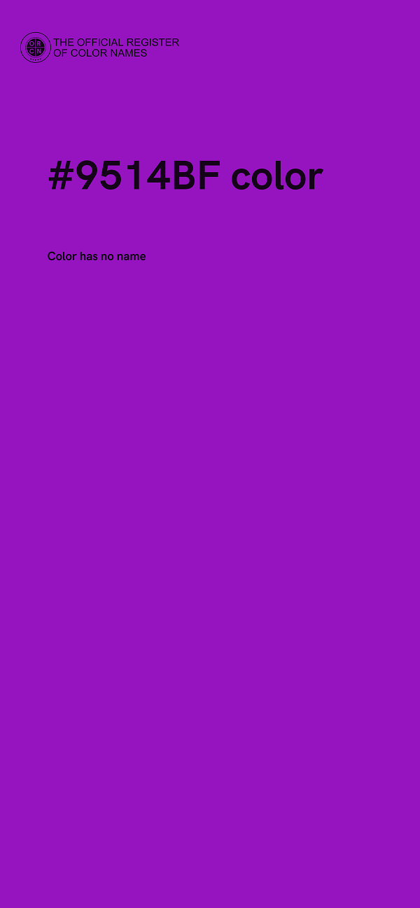 #9514BF color image