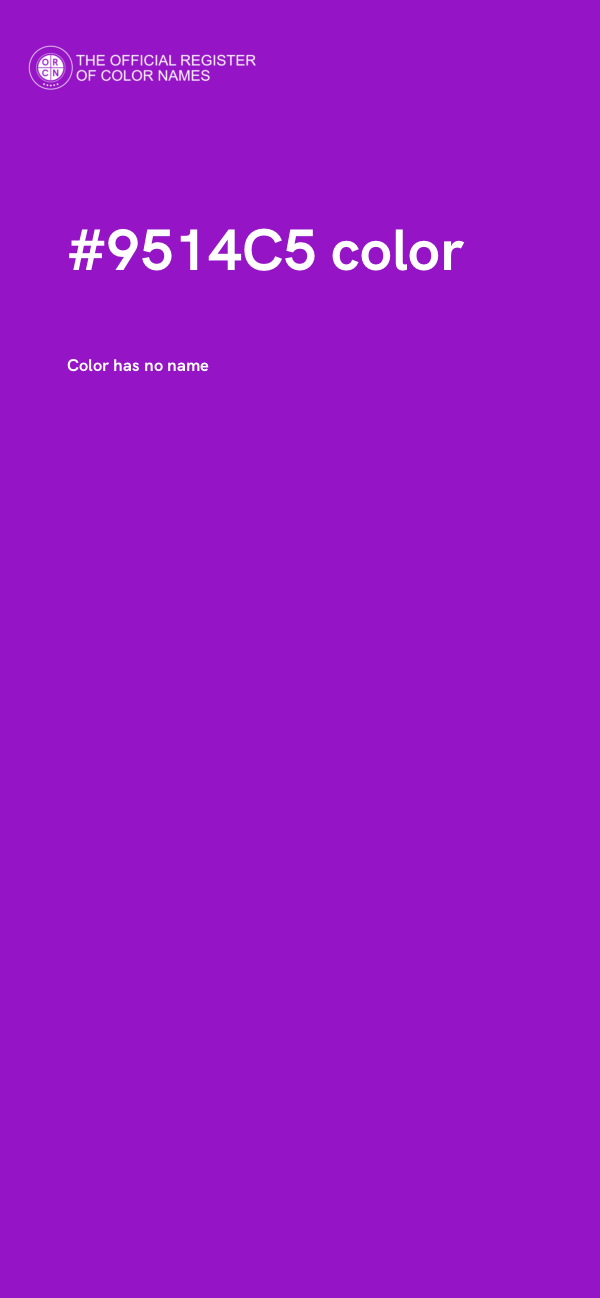 #9514C5 color image