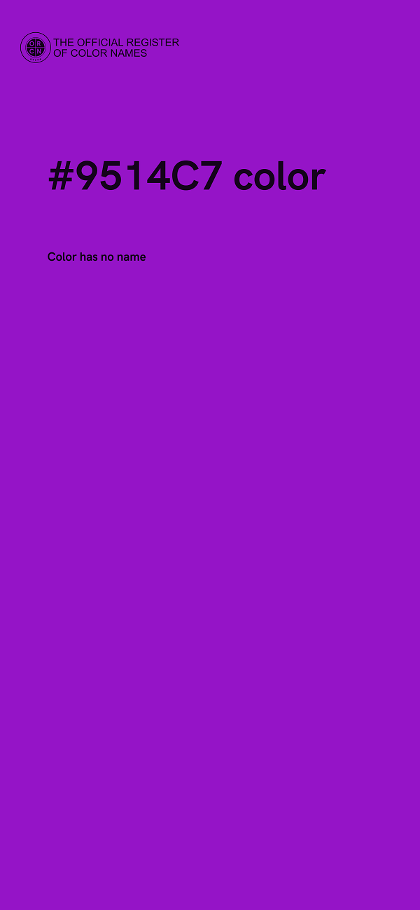 #9514C7 color image