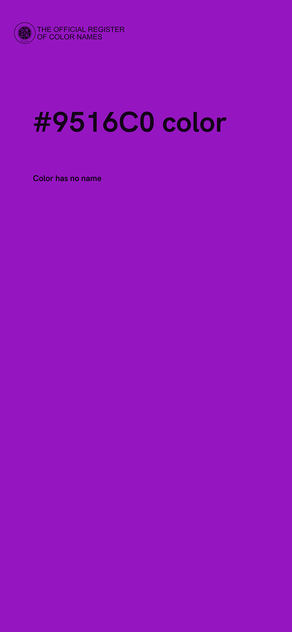 #9516C0 color image