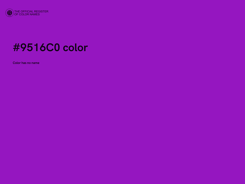 #9516C0 color image