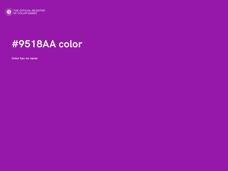 #9518AA color image