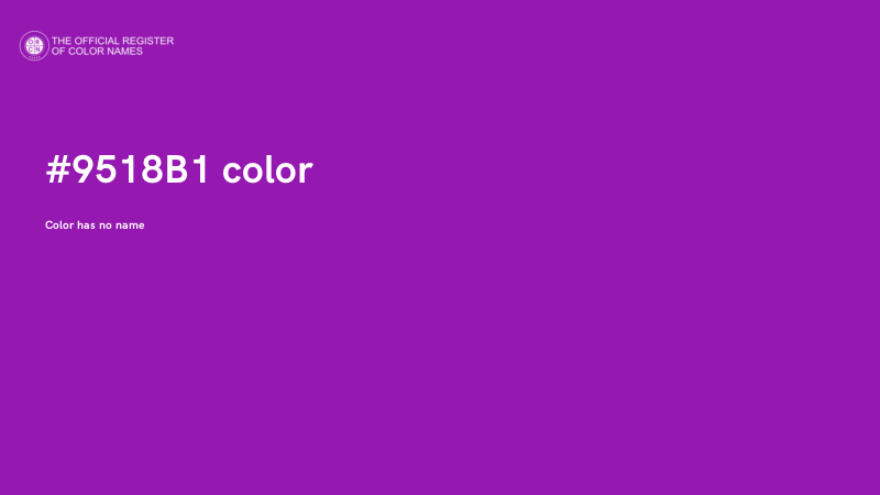 #9518B1 color image