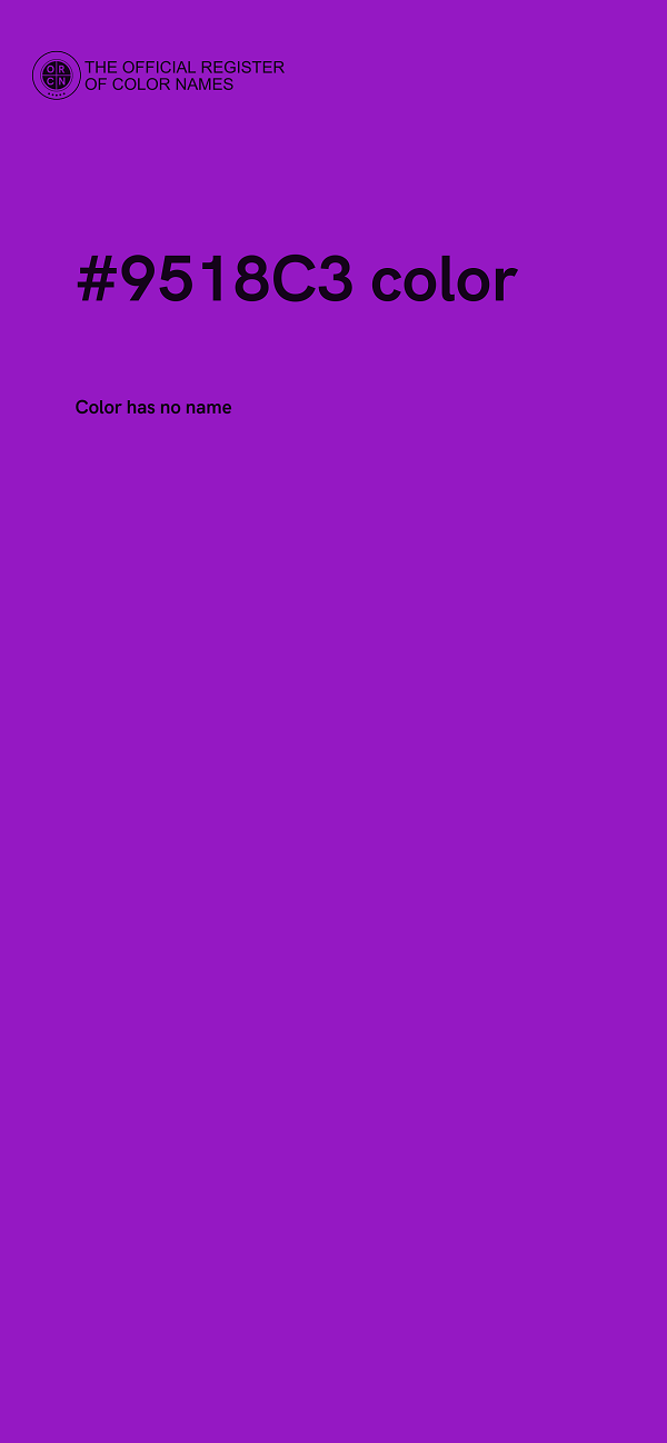 #9518C3 color image