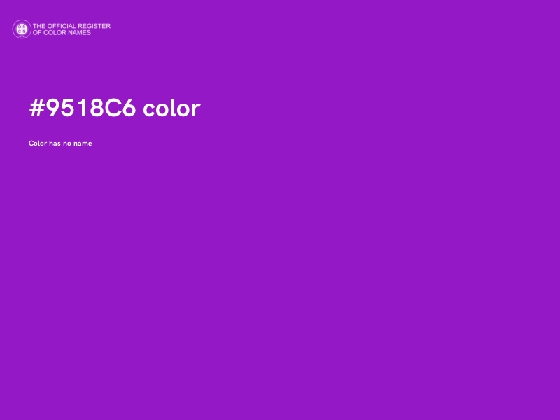#9518C6 color image