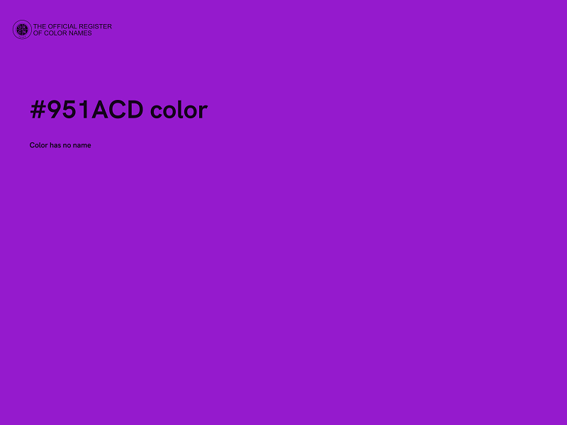 #951ACD color image