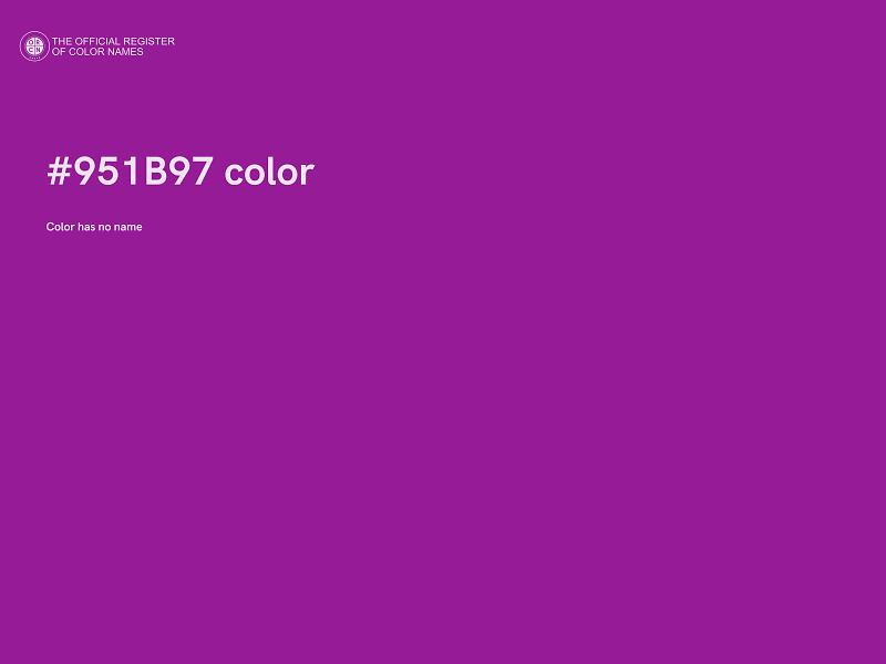 #951B97 color image