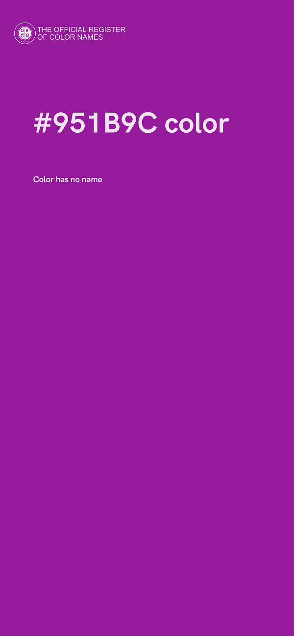 #951B9C color image