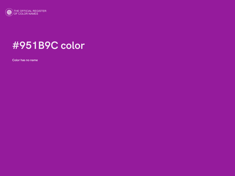 #951B9C color image