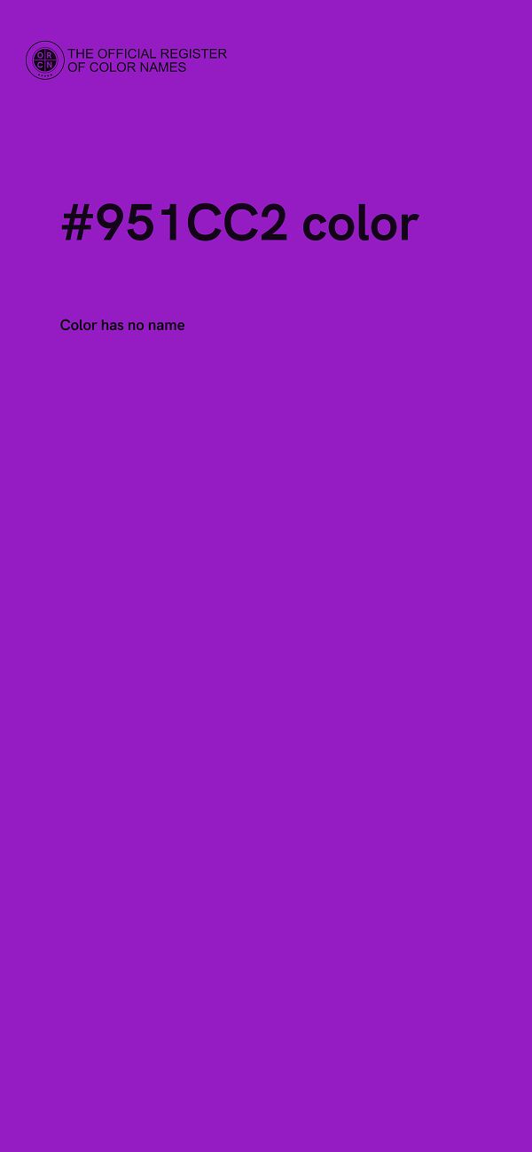 #951CC2 color image