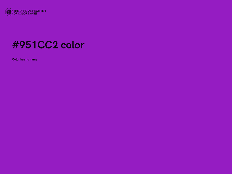 #951CC2 color image