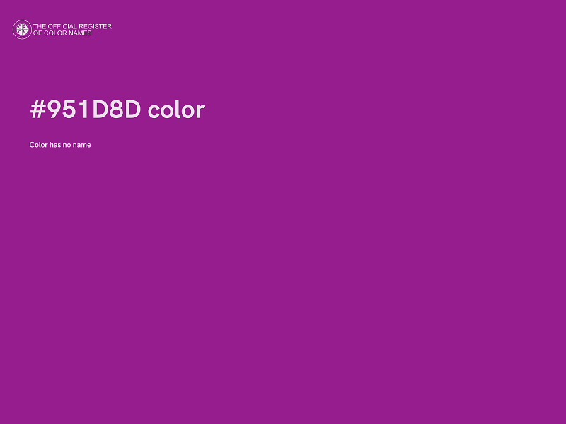 #951D8D color image