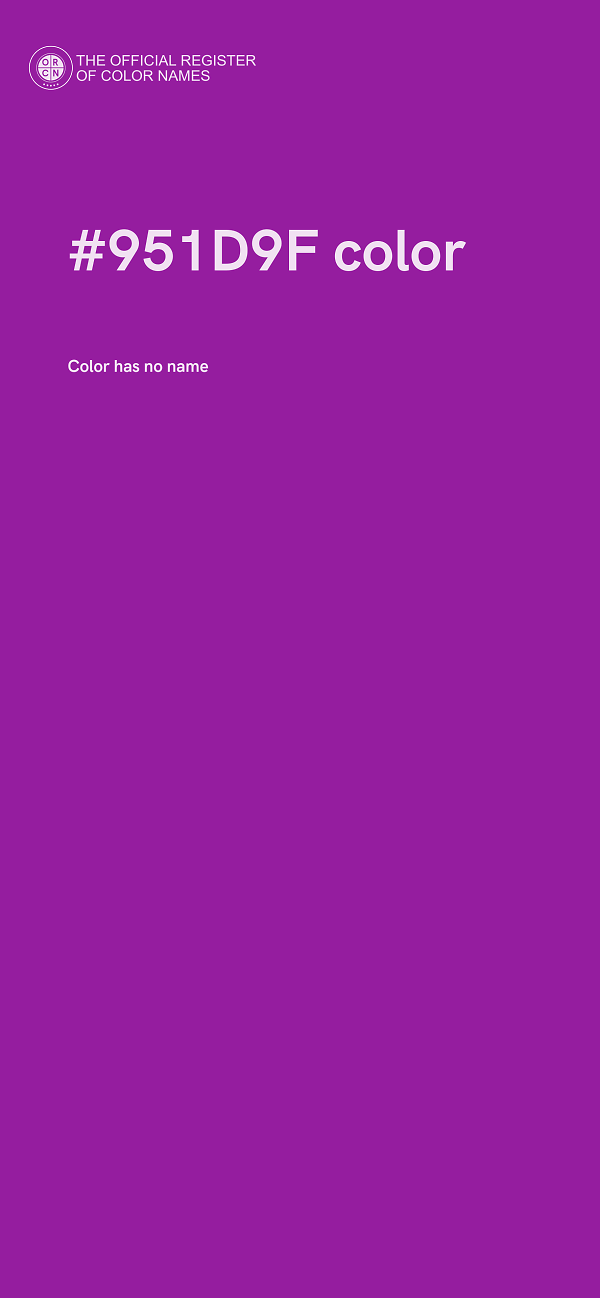 #951D9F color image