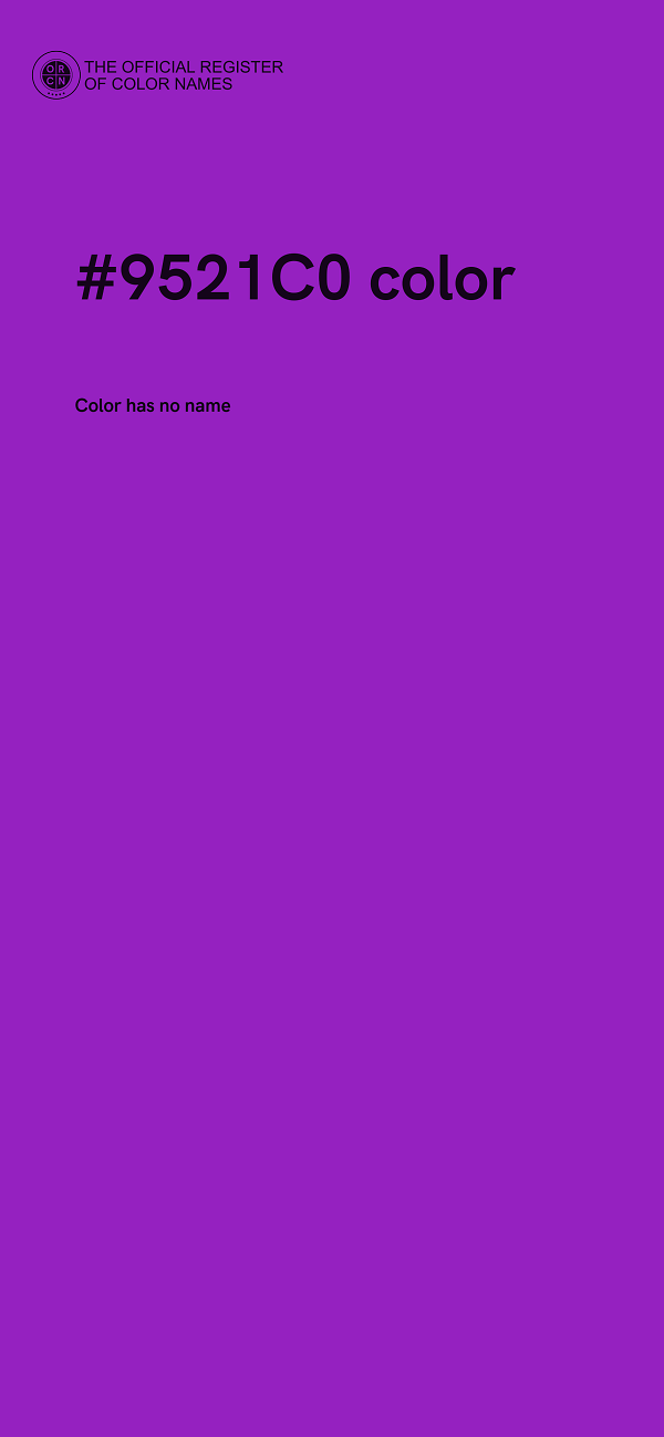 #9521C0 color image