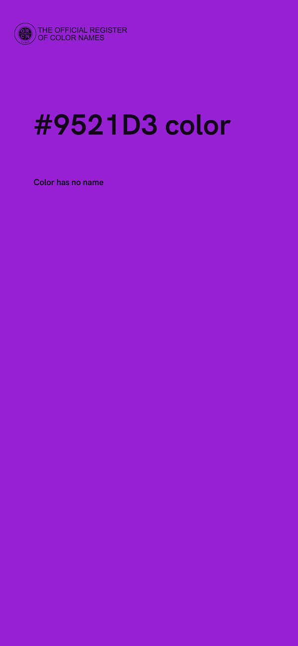 #9521D3 color image