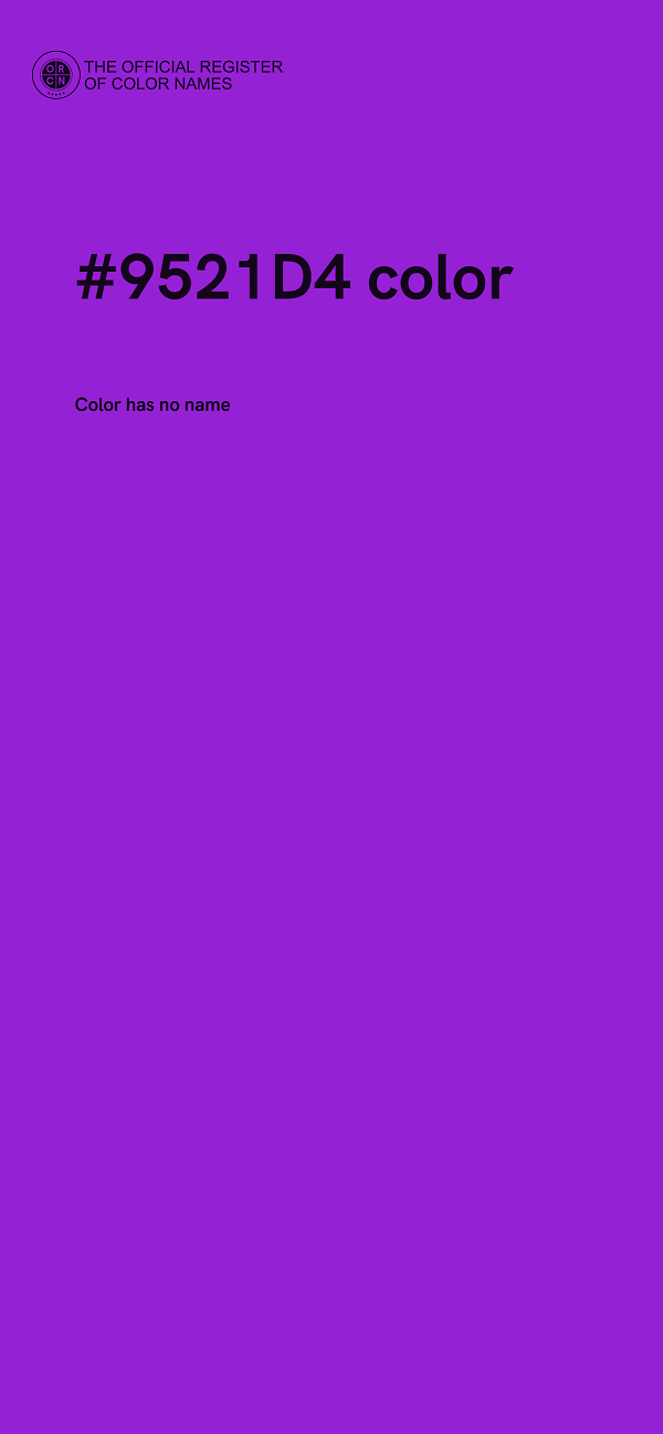 #9521D4 color image