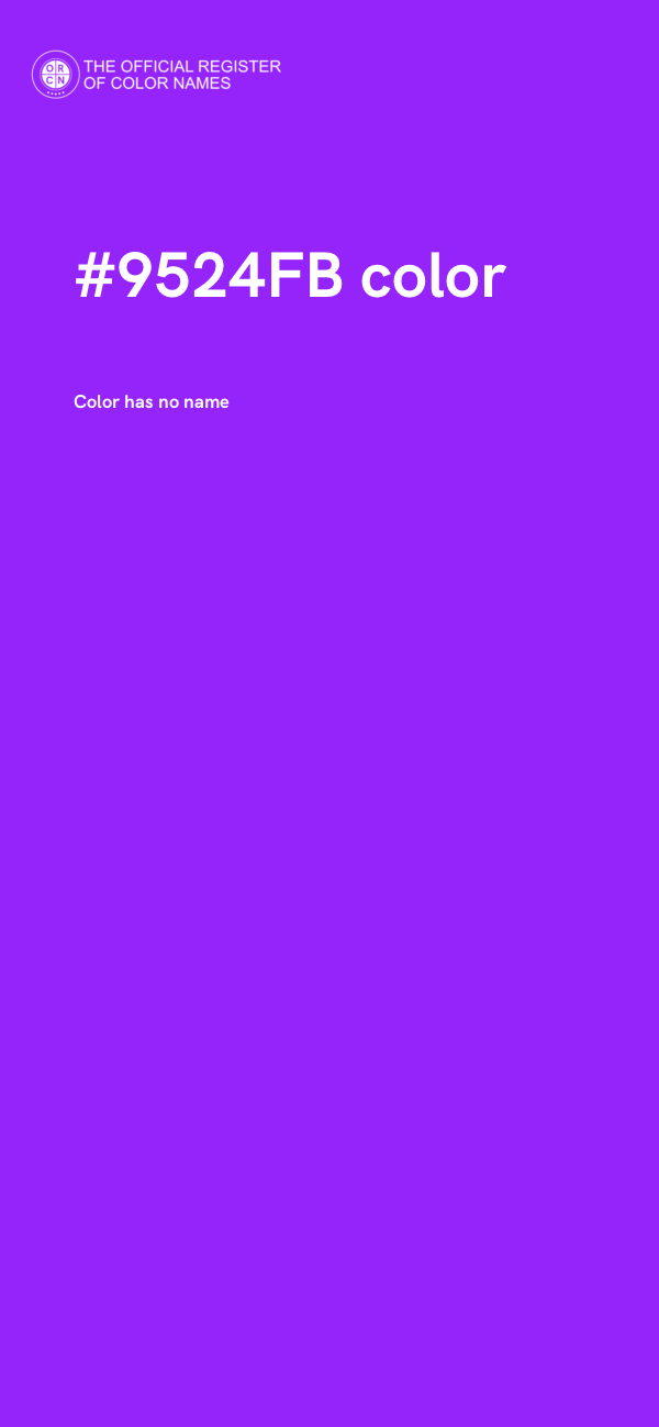 #9524FB color image