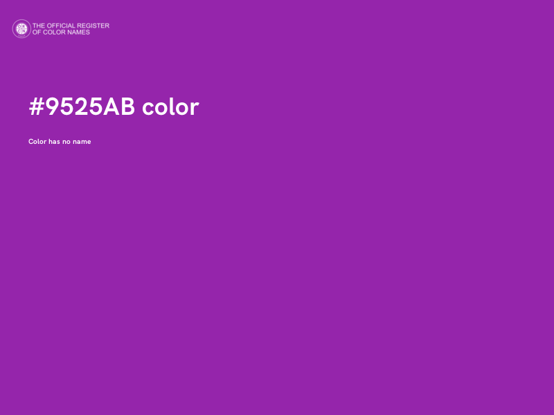 #9525AB color image