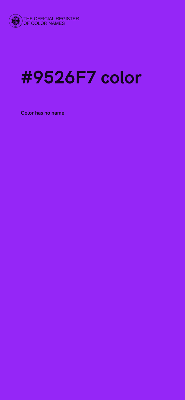 #9526F7 color image