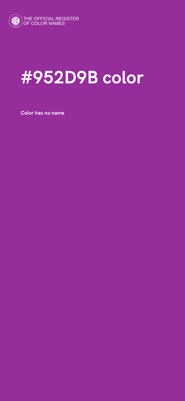 #952D9B color image