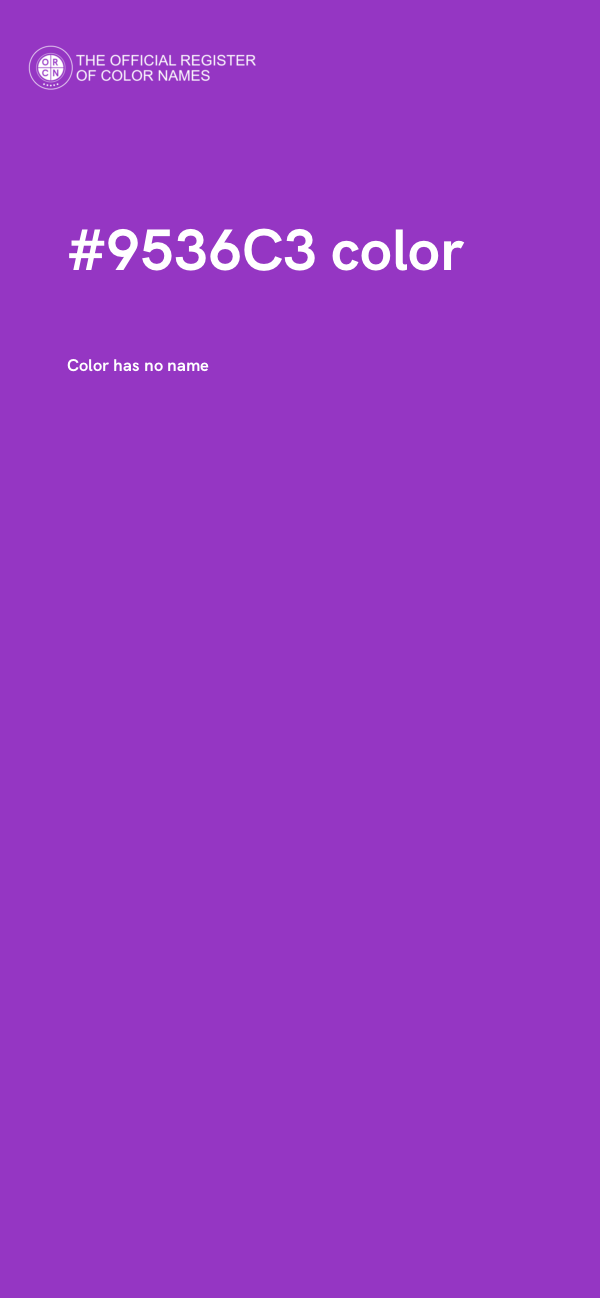 #9536C3 color image