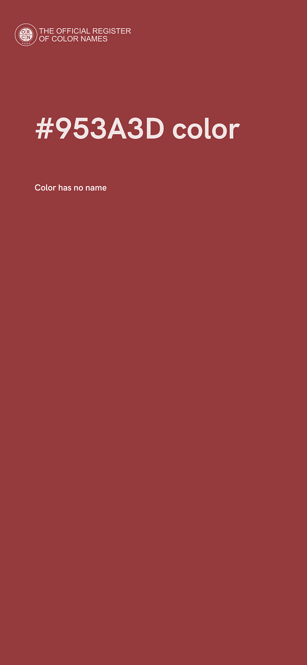 #953A3D color image