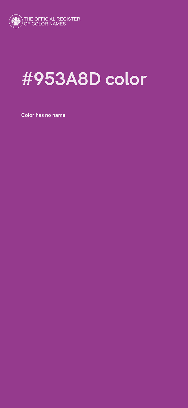 #953A8D color image