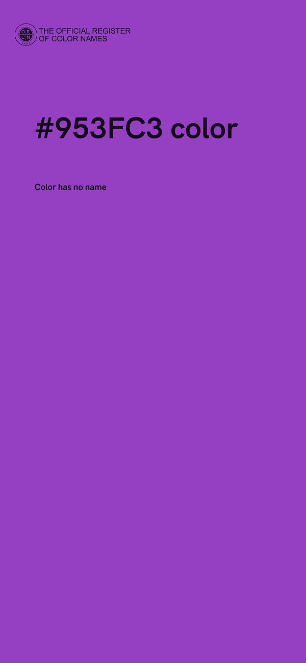 #953FC3 color image