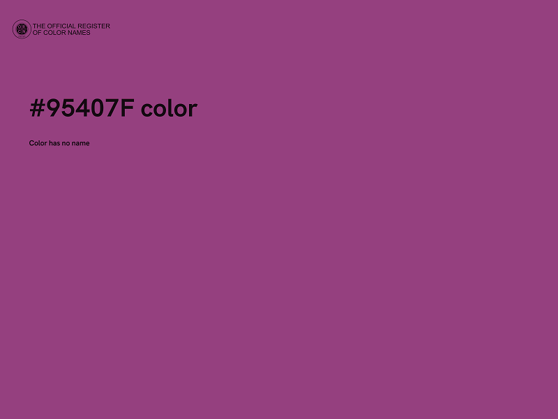 #95407F color image