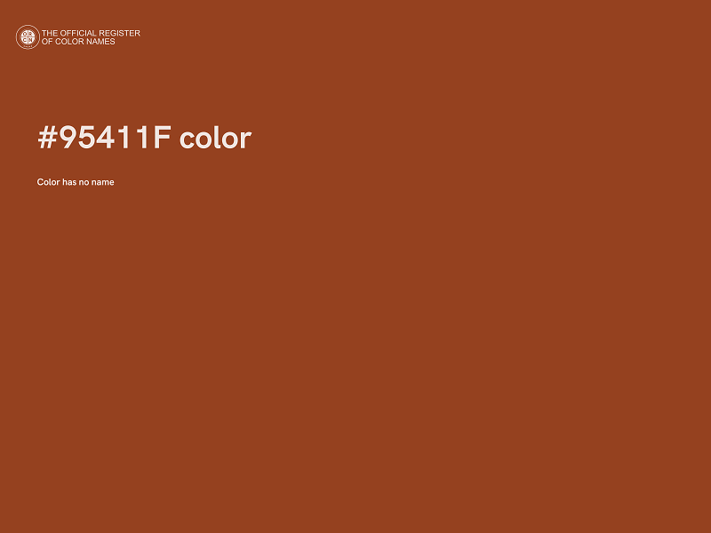 #95411F color image