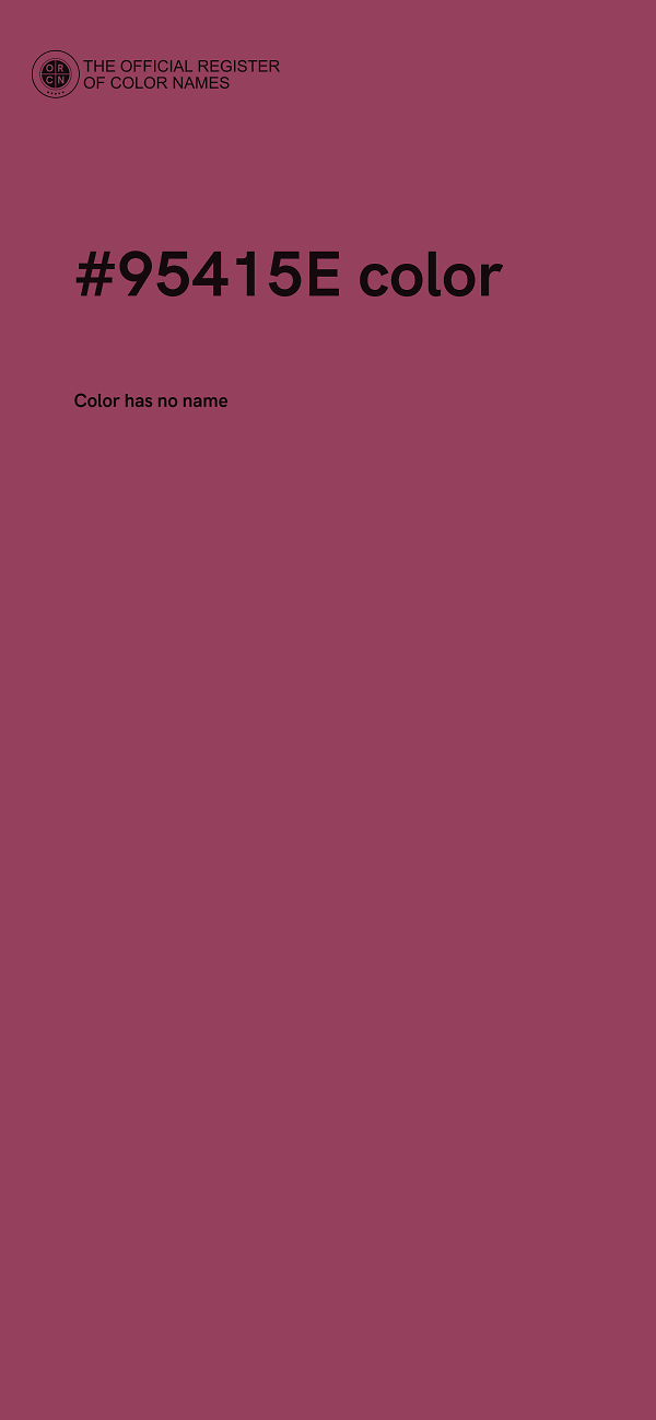 #95415E color image