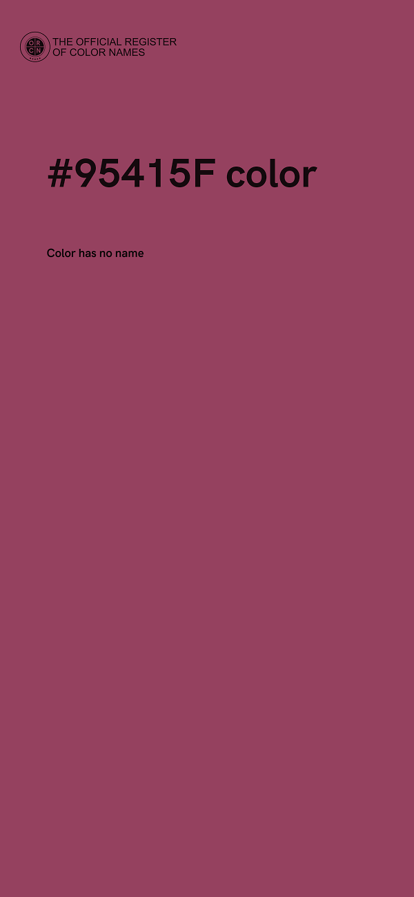 #95415F color image