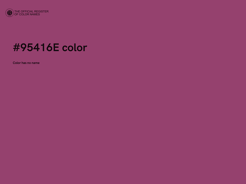 #95416E color image