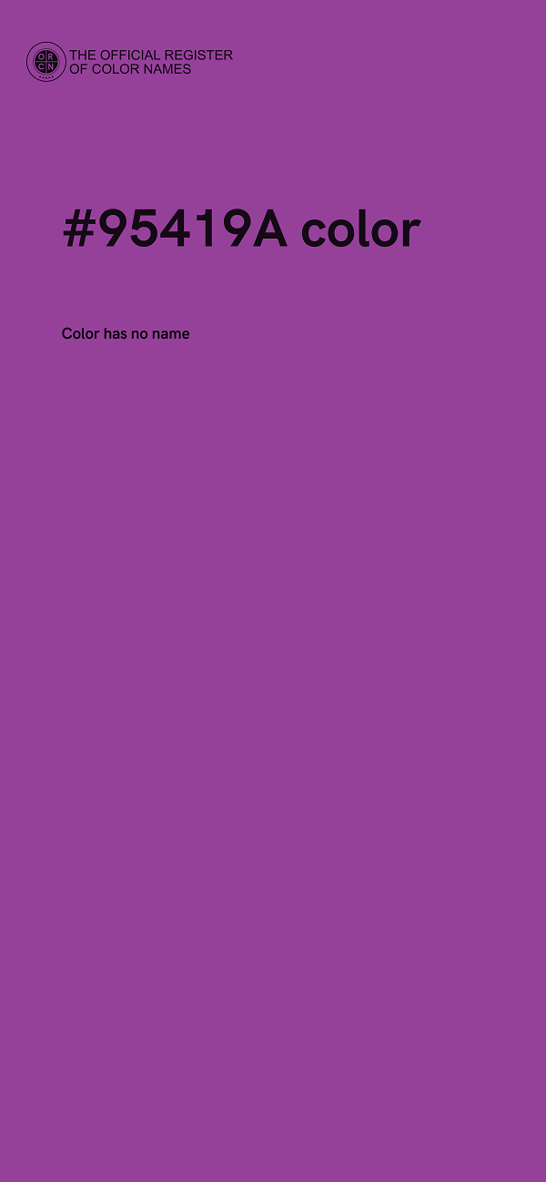 #95419A color image