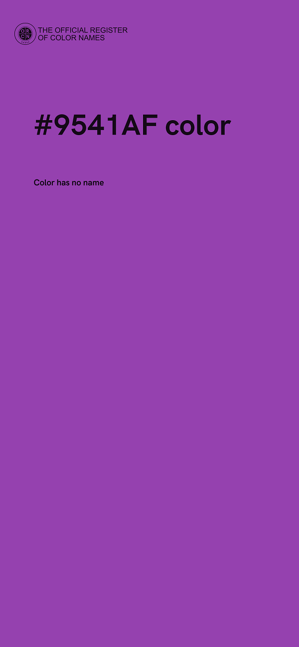 #9541AF color image