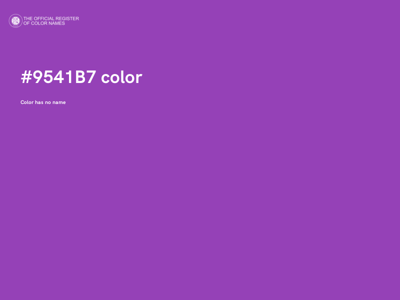 #9541B7 color image
