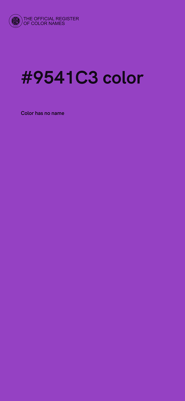 #9541C3 color image
