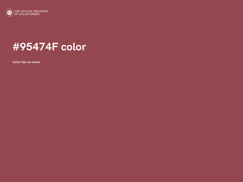 #95474F color image