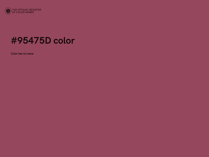 #95475D color image