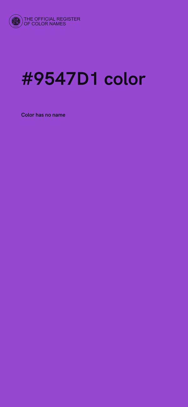 #9547D1 color image