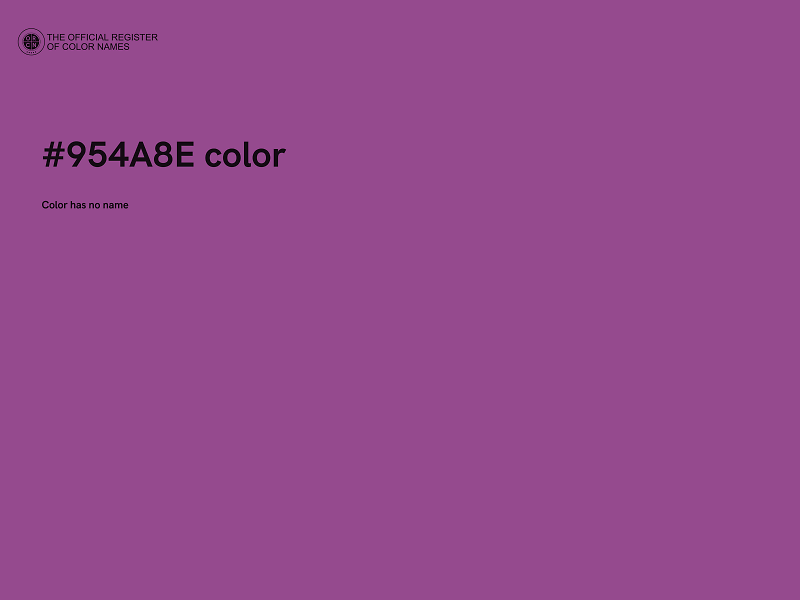 #954A8E color image